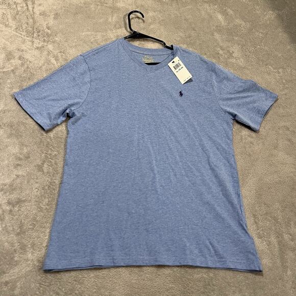 Polo by Ralph Lauren Other - Polo Ralph Lauren Shirt Youth XL 18/20 Blue V-Neck Short Sleeve Embroidered